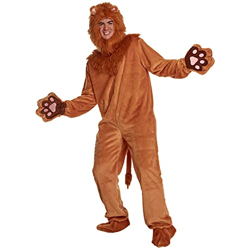 Morph Löwenkostüm für Erwachsene, Tier Jumpsuit, Perfekt für Partys, Halloween, Cosplay und Events, L Morph Löwenkostüm für Erwachsene, Tier Jumpsuit, Perfekt für Partys, Halloween, Cosplay und Events, L von Morph
