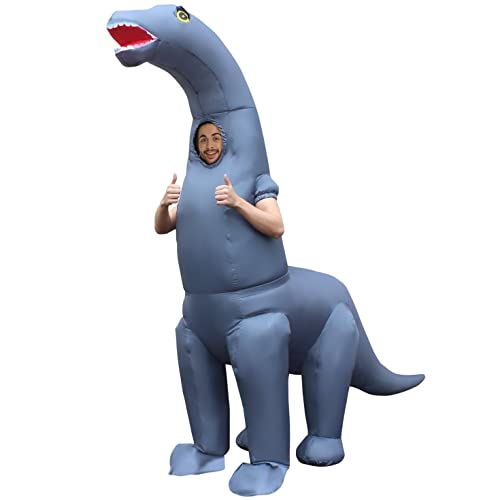 Morph MCGIDI Dinosaure Aufblasbares Kostüm, Unisex, Diplodocus Dinosaurier Erwachsene, Einheitsgröße von Morph