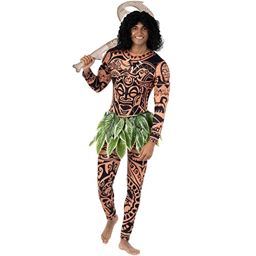 Morph Kostüm Maui für Erwachsene, Herren Karnevalskostüm, Ideal für Fasching und Mottopartys, XXL von Morph