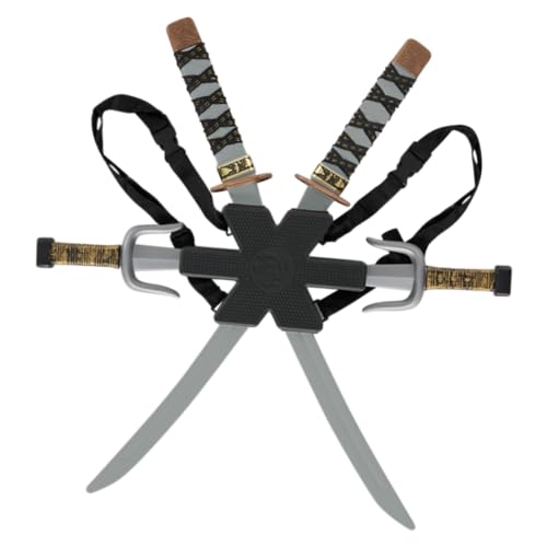 Morph Ninja Schwert Mit Rückenscheide, Ninja Waffen Set Kinder, Ninja Doppelschwert, Ninja Schwert Kinder, Ninja Schwerter für Kinder, Schwerthalter Rücken Kinder, Schwert Ninja, Kinder Ninja Morph Ninja Schwert Mit Rückenscheide, Ninja Waffen Set Kinder, Ninja Doppelschwert, Ninja Schwert Kinder, Ninja Schwerter für Kinder, Schwerthalter Rücken Kinder, Schwert Ninja, Kinder Ninja von Morph