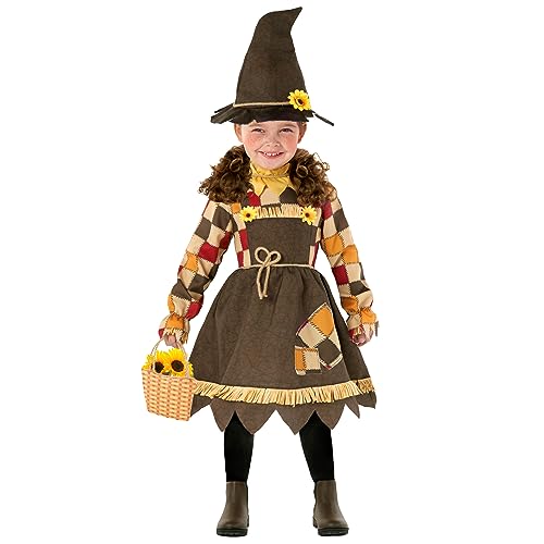 Morph Vogelscheuche Kostüm für Kinder, Mit Sonnenblumen, Perfekt für Halloween und Karneval, 3-4 Jahre Morph Vogelscheuche Kostüm für Kinder, Mit Sonnenblumen, Perfekt für Halloween und Karneval, 3-4 Jahre von Morph
