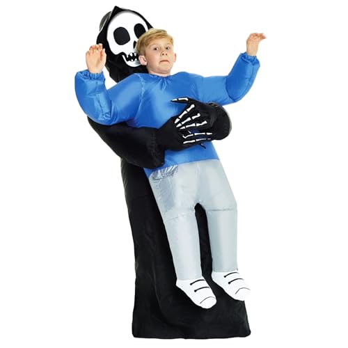 Morph Aufblasbares Sensemann Kostüm für Kinder, lustiges Halloween Kostüm für Jungen und Mädchen - Einheitsgröße Morph Aufblasbares Sensemann Kostüm für Kinder, lustiges Halloween Kostüm für Jungen und Mädchen - Einheitsgröße von Morphsuits
