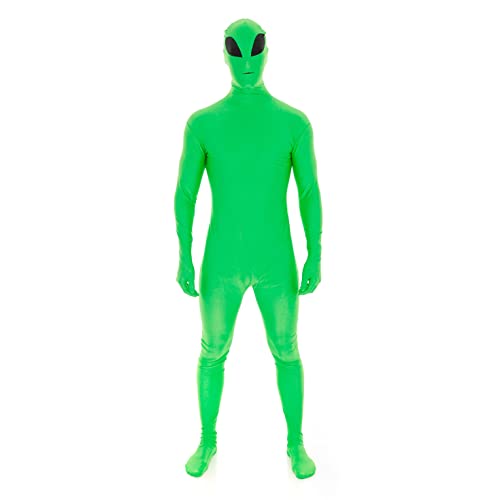 Morphsuits Grünes Alien Kostüm für Halloween, Party oder Cosplay - Lustiges Alien Outfit für Erwachsene, XL Morphsuits Grünes Alien Kostüm für Halloween, Party oder Cosplay - Lustiges Alien Outfit für Erwachsene, XL von Morphsuits