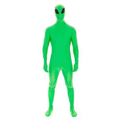 Morphsuit Alien, Alien Morphsuit, Kostüm Alien Herren, Alienkostüme Herren, Alien Kostüm Erwachsene, Alien Kostüm Herren, Halloween Alien Kostüm, Alien Anzug, Morphsuits Herren XL von Morphsuits