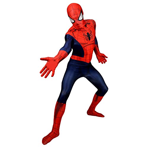 Morphsuits Erwachsene Offizielles Marvel Ganzkörperanzug Amazing Spiderman Kostüm - Größe L (163cm-175cm) von Morphsuits