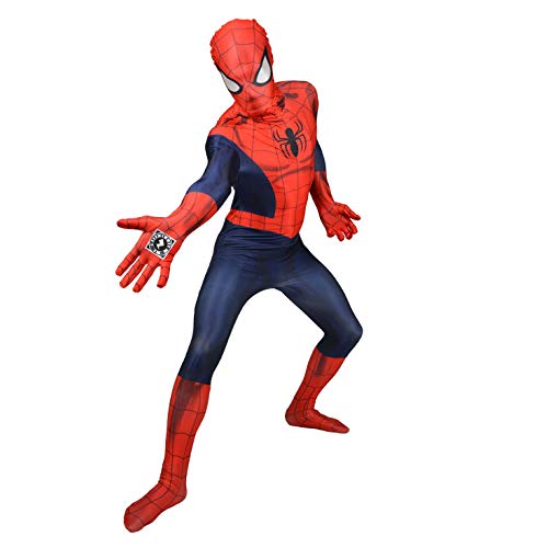Morphsuits Erwachsene Offizielles Marvel Ganzkörperanzug Luxus Spiderman Kostüm - Größe L (163cm-175cm) von Morphsuits