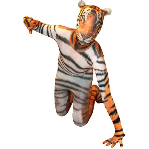 Morphsuits KLTIM - Tiger Animal Planet Kinder Kostüm, 119-136 cm, Größe M von Morphsuits