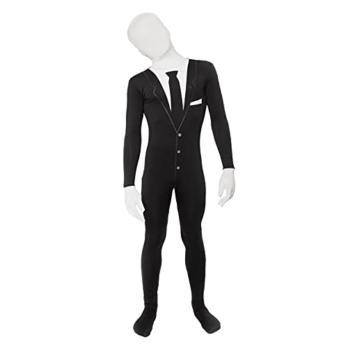 Morphsuits - Kinder Slenderman (Suit) Kinder Fancy Dress Kostüm Large 4'6 - 5' (135cm - 152cm) von Morphsuits