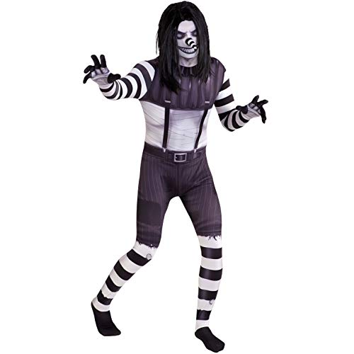 Morphsuits Kostüm Laughing Jack, Gruseliges Halloween Herren, Perfekt für Halloween und Karneval, XXL von Morphsuits
