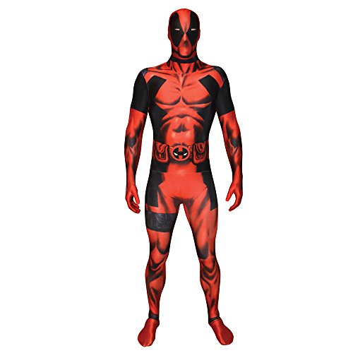 Morphsuits MLDPM Marvel Ganzkörperkostüm, Deadpool Luxus, M von Morphsuits