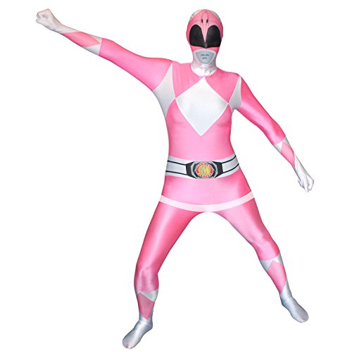 Morphsuits MLPRPL - Power Rangers Erwachsene Kostüm, Größe L, rosa von Morphsuits