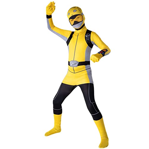 Morph Kostüm Power Rangers für Kinder, Perfekt für Karneval und Halloween, Beliebtes Superhelden-Outfit, L von Morphsuits