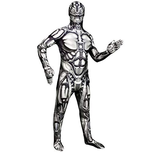 Morphsuits Roboter Kostüm Kinder, Monster Verkleidung für Halloween und Karneval - L (120cm-137cm) von Morphsuits