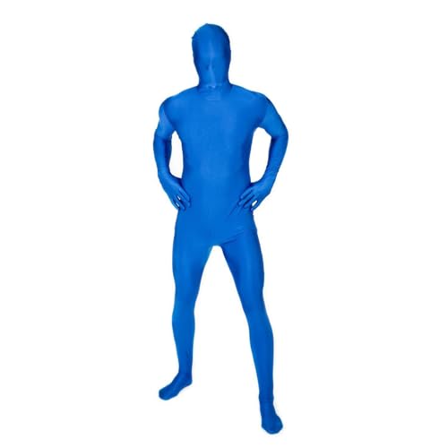 Morphsuits STSBL2 zweite Haut Kostüm- Ganzkörperkostüm, Unisex – Erwachsene, Blau, XXL von Morphsuits