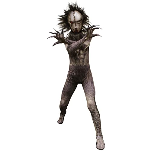 Morphsuits Kinder Seed Eater, Halloween Kinder, Halloween, Halloween Kostüm Monster, Schwarz Monster Kostüm Kinder, Halloween Kostüm Kinder Jungen Zombie M von Morphsuits
