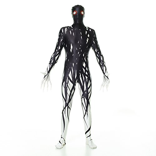 Morphsuits Offizielles Zalgo Urban Legend Halloween-Kostüm für Kinder, Größe S (Alter 6–8 Jahre) von Morphsuits