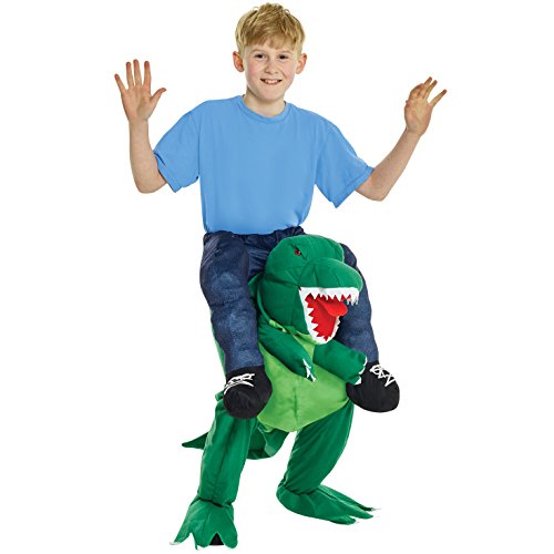 Morph MCKPBTR Dinosaurier Huckepack Kostüm, Unisex, Einheitsgröße Kinder von Morph