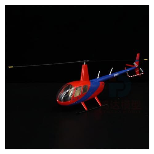 Maßstabsgetreues Flugzeugmodell 1/32 für China Civil R44 Miniatur Hubschrauber Modell Legierung Flugzeug Modell Maßstab Flugzeug Modell Exquisites Sammlungsgeschenk (Color : B) von MorrEz