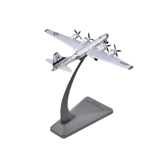 MorrEz Maßstabsgetreues Flugzeugmodell 1/300 für US B-29 Superfortress Flugzeugmodell Legierung Flugzeugmodell Flugzeugmodell mit Ständer Exquisites Sammlungsgeschenk von MorrEz