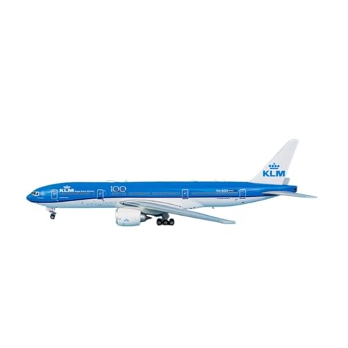 MorrEz Maßstabsgetreues Flugzeugmodell 1/400 für KLM B777-200ER Flugzeugmodell Legierungsmaßstab Flugzeugmodell Fertiges Flugzeugmodell Exquisites Sammlungsgeschenk von MorrEz