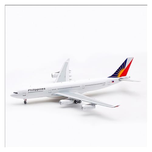 MorrEz Maßstabsgetreues Flugzeugmodell 1:200 Für Philippine Airlines Airbus A340-200 Flugzeugmodell Legierung Flugzeugmodell Maßstab Flugzeugmodell Exquisites Sammlungsgeschenk von MorrEz