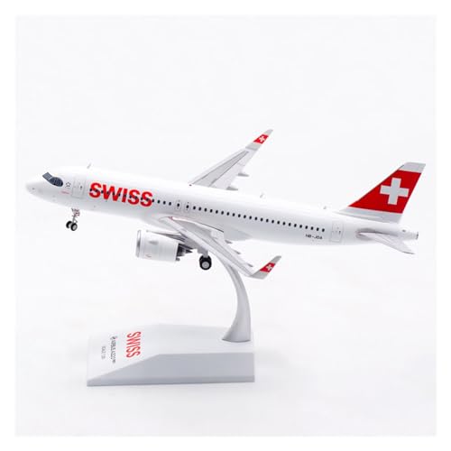 MorrEz Maßstabsgetreues Flugzeugmodell 1:200 Für Swiss Airlines Airbus A320NEO Flugzeugmodell Legierung Flugzeugmodell Maßstab Flugzeugmodell Exquisites Sammlungsgeschenk von MorrEz