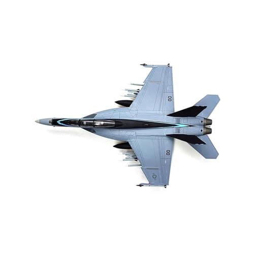 MorrEz Maßstabsgetreues Flugzeugmodell 1:72 für F/A-18F Fighter Simulation Alloy Finished Statisches Flugzeugmodell, geeignet für die Sammlung Exquisites Sammlungsgeschenk von MorrEz