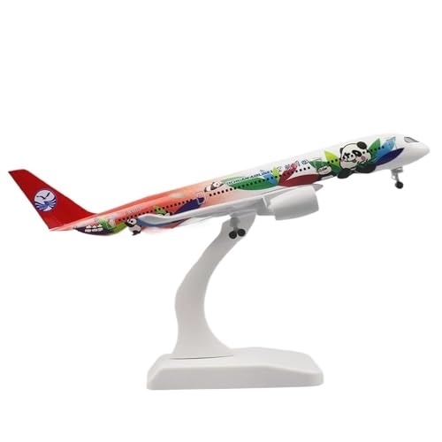 MorrEz Maßstabsgetreues Flugzeugmodell 20 cm 1:400 für Vietnam A350 Metallflugzeugmodell mit Fahrwerksrädern Simulationsmaßstabsflugzeug Exquisites Sammlungsgeschenk (Color : G) von MorrEz