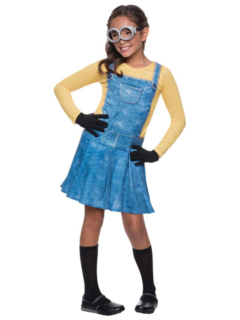 Minions Kinderkostüm für Mädchen Lizenzware gelb-blau Minions Kinderkostüm für Mädchen Lizenzware gelb-blau von Morris Costumes - KF