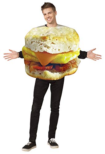 Adults Get Real Breakfast Sandwich Fancy Dress Costume Standard von Morris Costumes