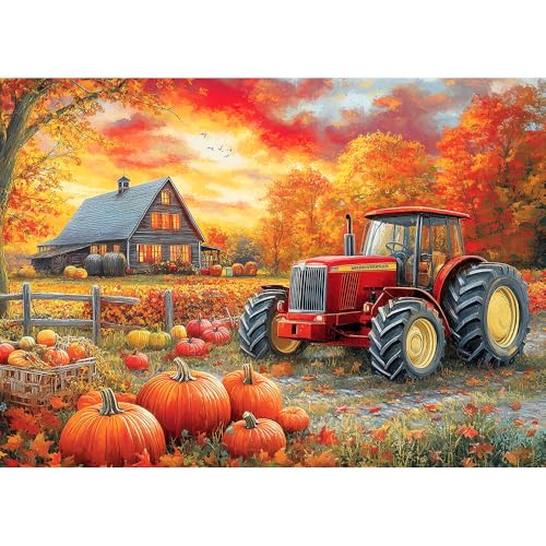 Moruska Herbst Puzzle für Erwachsene 1000 Teile Herbstszene Puzzle Bauernhaus Kürbis Moruska Herbst Puzzle für Erwachsene 1000 Teile Herbstszene Puzzle Bauernhaus Kürbis von Moruska