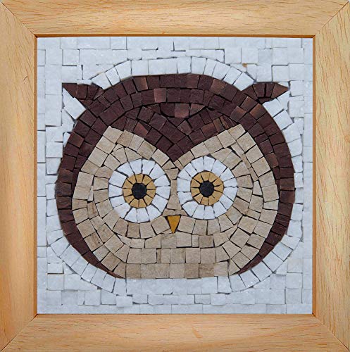 Mosaic Box Owl Face-GEANT, 6192459602509, Universal von Mosaikit