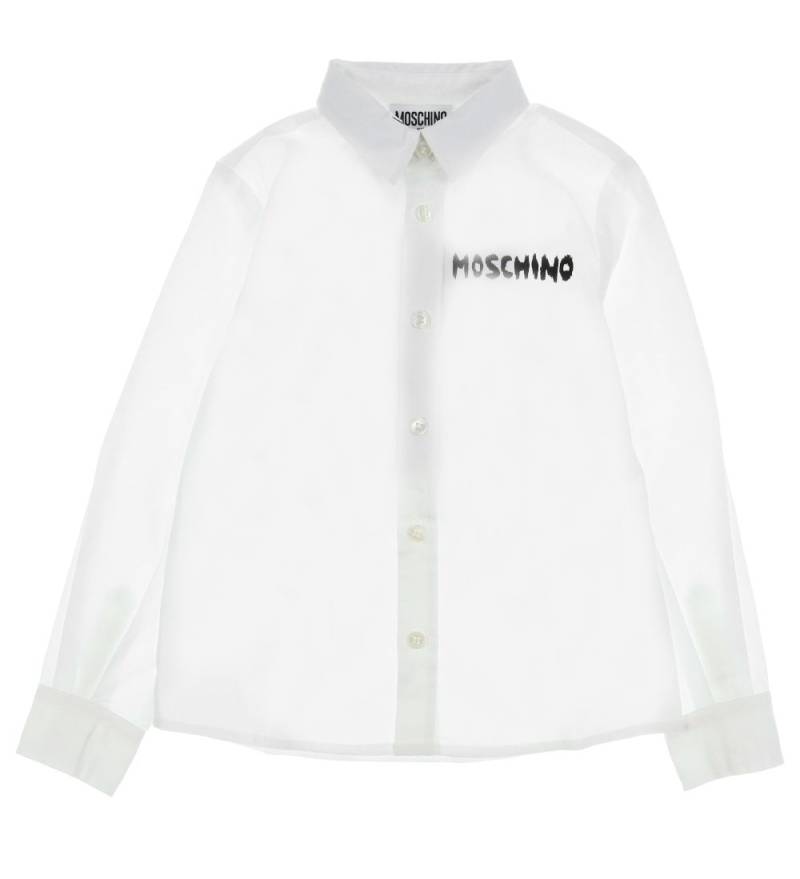 Moschino Hemd - Weiß m. Kuscheltier - Moschino - 4 Jahre (104) - Hemd/Bluse von Moschino