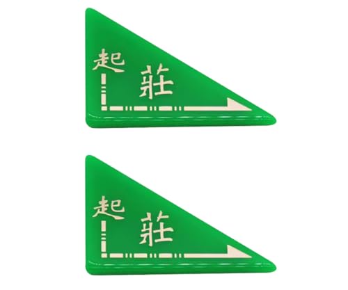 Mose Cafolo Mahjong Startmarker-Dreieck, langlebig, Acryl, Spielstartanzeige für chinesisches Mahjong, 6,1 x 4,7 cm, einfach zu bedienen, 2 Stück Mose Cafolo Mahjong Startmarker-Dreieck, langlebig, Acryl, Spielstartanzeige für chinesisches Mahjong, 6,1 x 4,7 cm, einfach zu bedienen, 2 Stück von Mose Cafolo