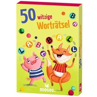 50 witzige Worträtsel von Moses. Verlag GmbH