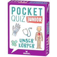 Pocket Quiz junior Unser Körper von Moses. Verlag GmbH