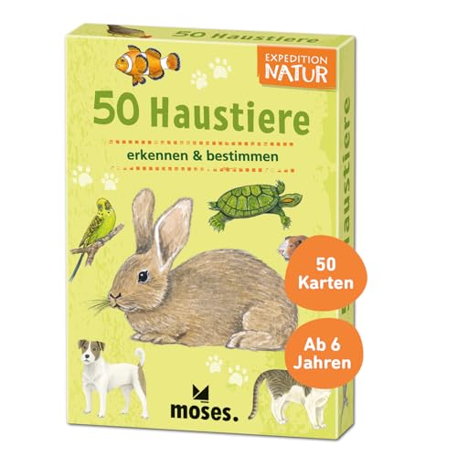 moses. Verlag GmbH 9792 Natur: 50 Haustiere: erkennen & bestimmen (Expedition Natur), Yellow moses. Verlag GmbH 9792 Natur: 50 Haustiere: erkennen & bestimmen (Expedition Natur), Yellow von moses