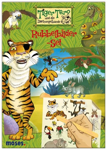 Moses 21109 Tiger Taro Rubbelbilder-Set von moses