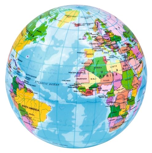 Moses. Fernweh Anti-Stressball, Knautschball Globus für Stressabbau, Ball mit Weltkartenoptik zum Entspannen und Abreagieren, Perfekt für die Reise Moses. Fernweh Anti-Stressball, Knautschball Globus für Stressabbau, Ball mit Weltkartenoptik zum Entspannen und Abreagieren, Perfekt für die Reise von moses