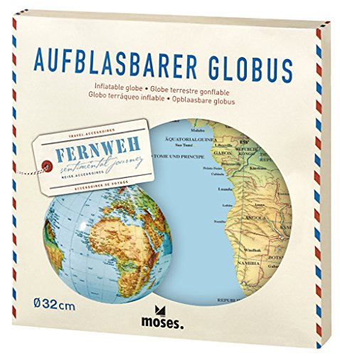 Moses 82326 Fernweh Aufblasbarer Globus | Weltkarte, Blau Moses 82326 Fernweh Aufblasbarer Globus | Weltkarte, Blau von moses