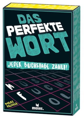 moses. 90366 Das perfekte Wort, Lernspiel des Monats Februar 2021, Gesellschaftsspiel für Einsteiger- und Profis geeignet, Ab 12 Jahre, 1-6 Spieler von moses