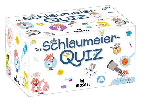 Moses 90208 Schlaumeier Quiz | Kinderquiz | Für Kinder ab 8 Jahren von moses