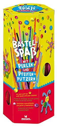 moses. Bastelspaß – mit Perlen und Pfeifenputzern, Bastelset für Kinder ab 3 Jahren, DIY-Set für Verschiedene Eigenkreationen von Tieren, Blumen, Armbändern und anderem Schmuck moses. Bastelspaß – mit Perlen und Pfeifenputzern, Bastelset für Kinder ab 3 Jahren, DIY-Set für Verschiedene Eigenkreationen von Tieren, Blumen, Armbändern und anderem Schmuck von moses