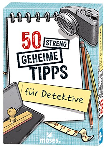 moses. 30240 50 streng geheime Tipps für Detektive | Kinderbeschäftigung | Kartenset moses. 30240 50 streng geheime Tipps für Detektive | Kinderbeschäftigung | Kartenset von moses