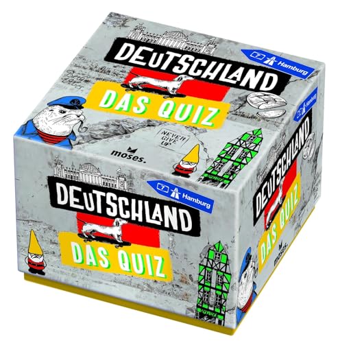 moses. Deutschland - Das Quiz | spannendes Wissensspiel für Deutschland-Kenner | Quizspiel mit 300 Fragen | Ab 12 Jahren von moses