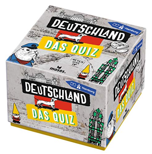 moses. Deutschland - Das Quiz | spannendes Wissensspiel für Deutschland-Kenner | Quizspiel mit 300 Fragen | Ab 12 Jahren von moses