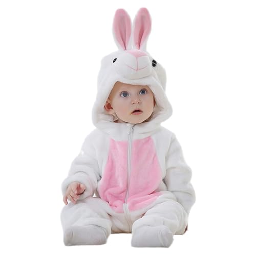 Hasen Kostüm für Kleinkinder | Baby Häschen Kostüme für Jungen und Mädchen | Einteiler Kostüme für Halloween und Weihnachten von Moslalo