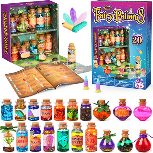 Mostof DIY Kreative Geschenk für Kinder - Retro-Fee Kristall Zaubertrank Kits Craft Spielzeug für Jungen & Mädchen Alter 6 7 8 9 10 Mostof DIY Kreative Geschenk für Kinder - Retro-Fee Kristall Zaubertrank Kits Craft Spielzeug für Jungen & Mädchen Alter 6 7 8 9 10 von Mostof