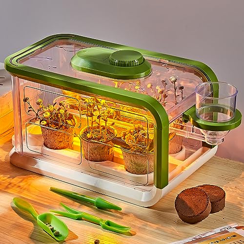 Mostop Kinder-Pflanzenzucht-Kit mit Tropfbewässerungssystem und LED Wachsen leichte,Gewächshaus wachsen Raum Kinder Gartenset,DIY -Pflanzen -Sonnenscheinraum für Kinder Mostop Kinder-Pflanzenzucht-Kit mit Tropfbewässerungssystem und LED Wachsen leichte,Gewächshaus wachsen Raum Kinder Gartenset,DIY -Pflanzen -Sonnenscheinraum für Kinder von Mostop