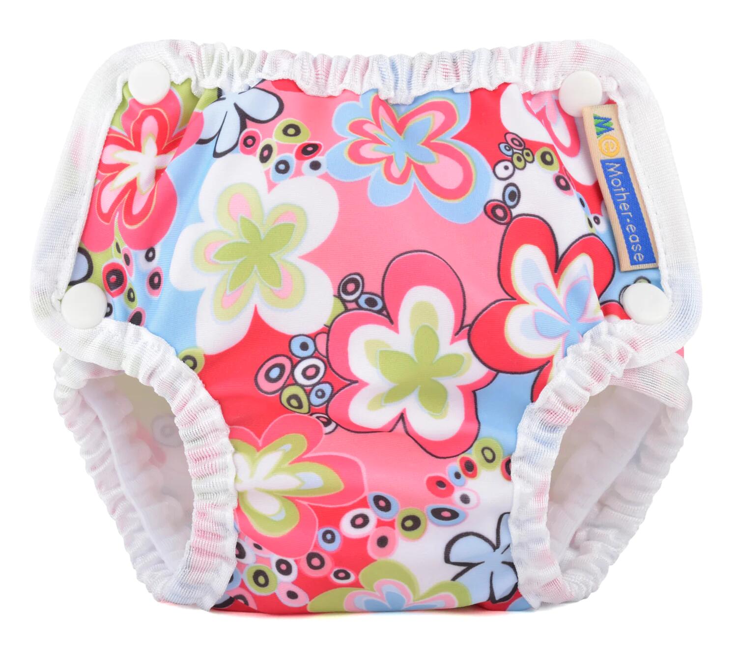 Mother Ease Schwimmwindel (Größe: L (12-15 kg) / Muster: Splashing Daisies) - L Splashing Daisies von Mother Ease